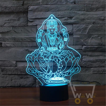 Buddha 7 Color Changing Table Lamp - WikiWii