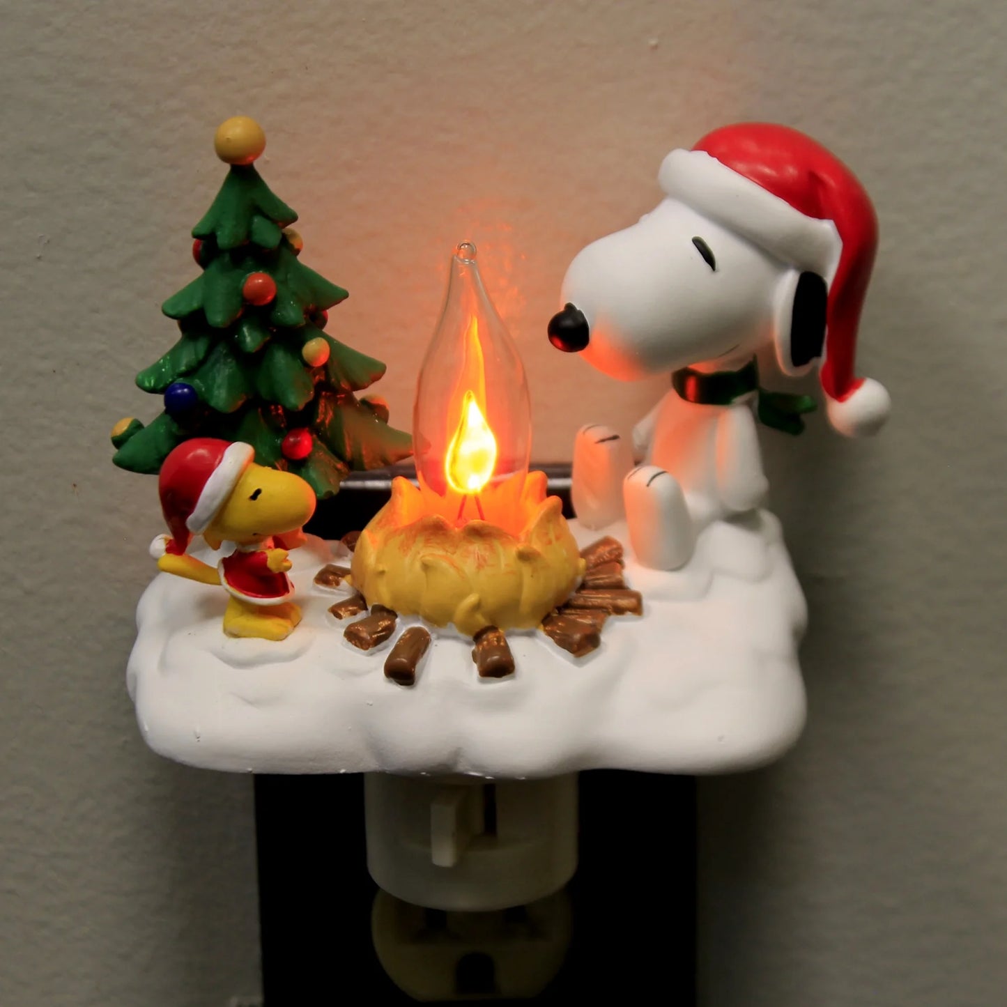 🔥Last Day Sale Price | 2024 Snowman Christmas Campfire Flickering Nightlight✨🔥👻