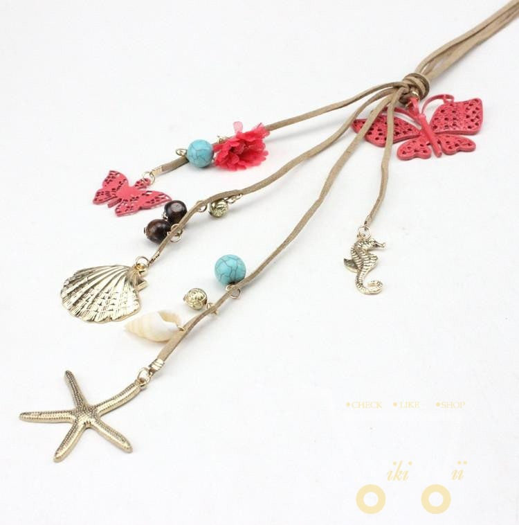 Charm Starfish Necklace - WikiWii