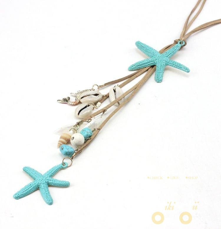 Charm Starfish Necklace - WikiWii