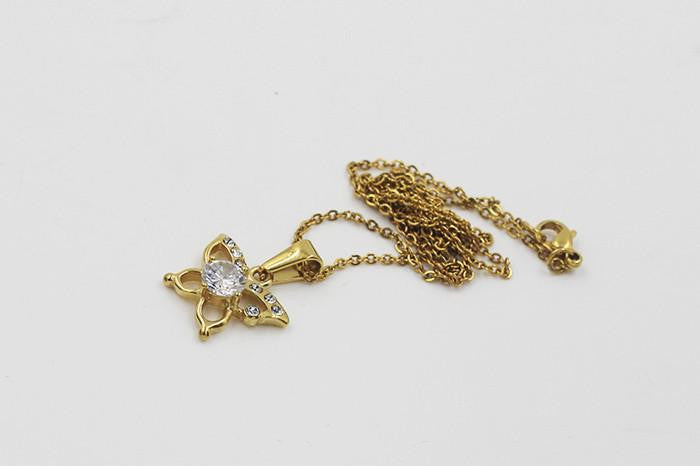 charming Butterfly Necklace - WikiWii