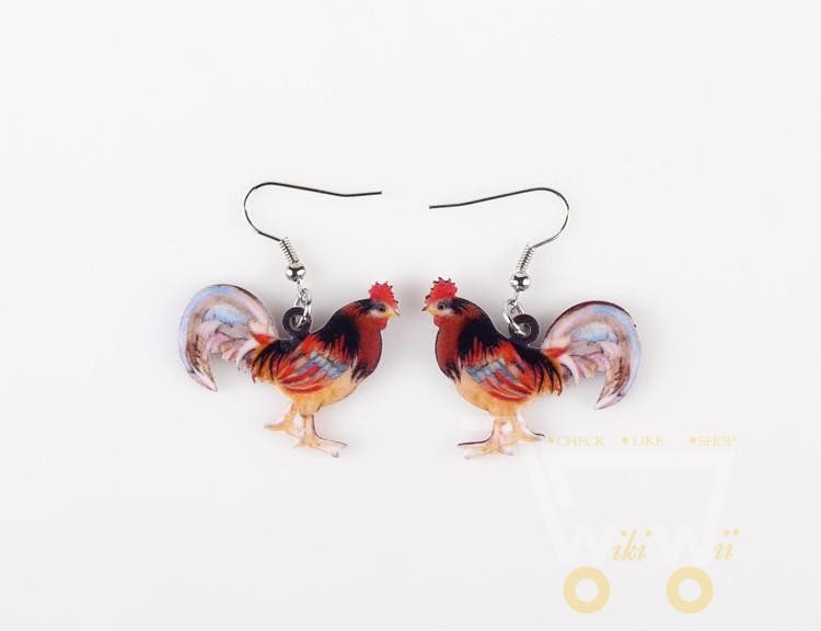 Chicken Earrings For Women - WikiWii