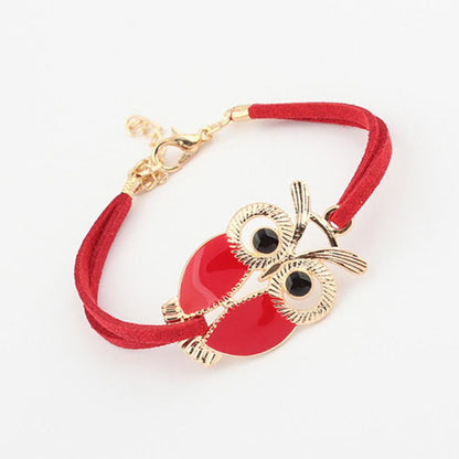 Colorful Owl Decorations Multi-layer Bracelet - WikiWii