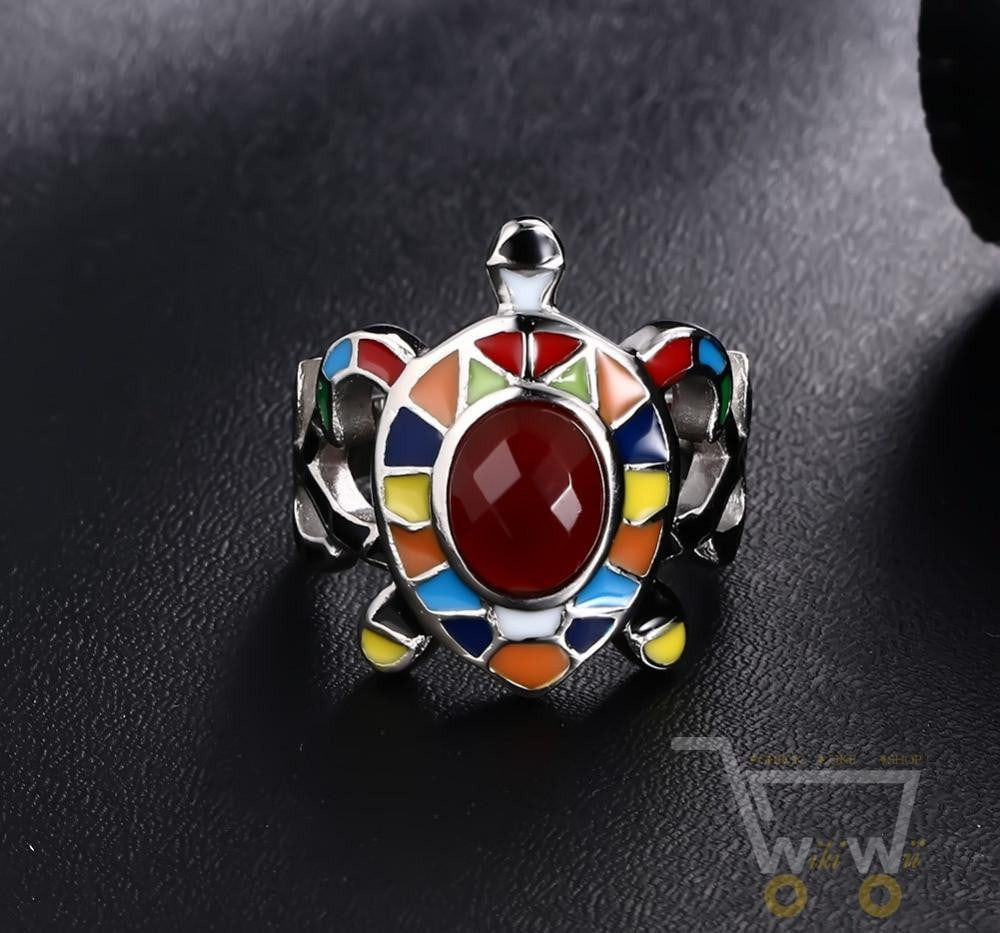 Colourful Turtle Ring - WikiWii