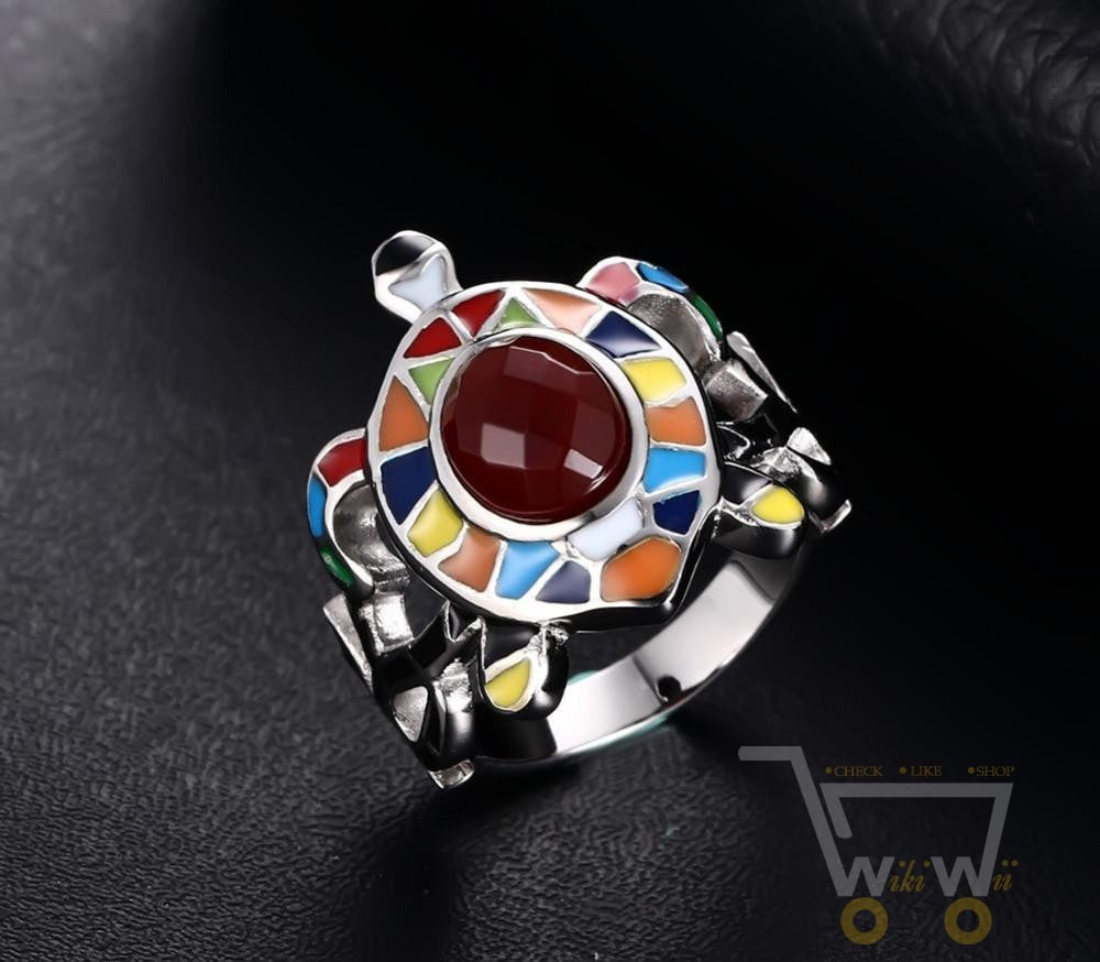 Colourful Turtle Ring - WikiWii