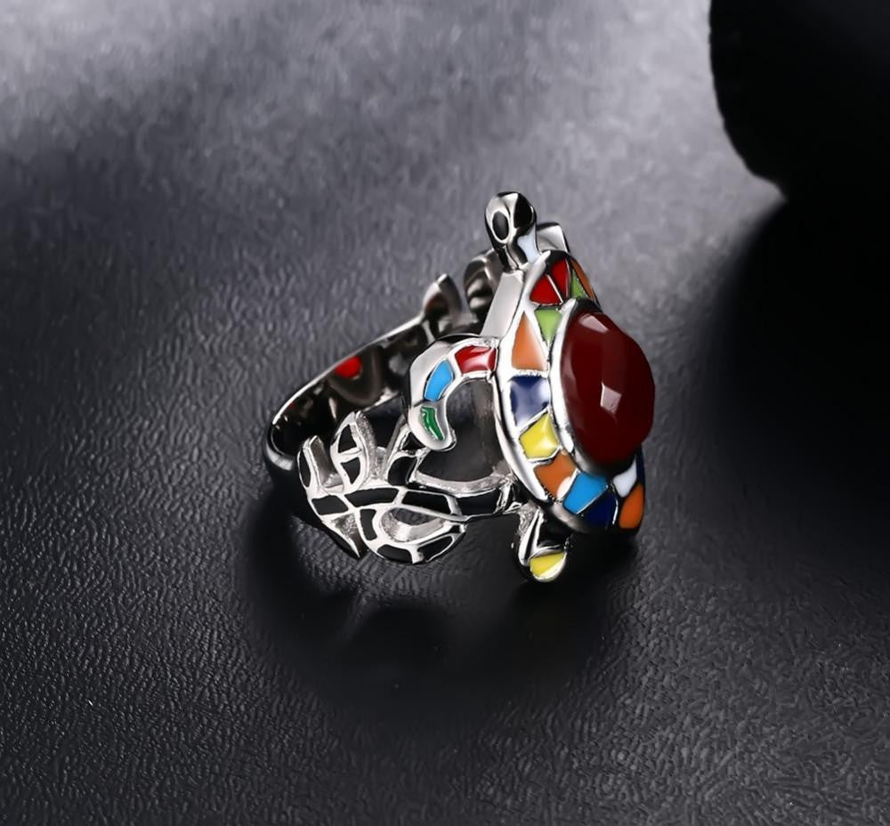 Colourful Turtle Ring - WikiWii