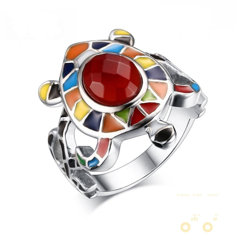 Colourful Turtle Ring - WikiWii