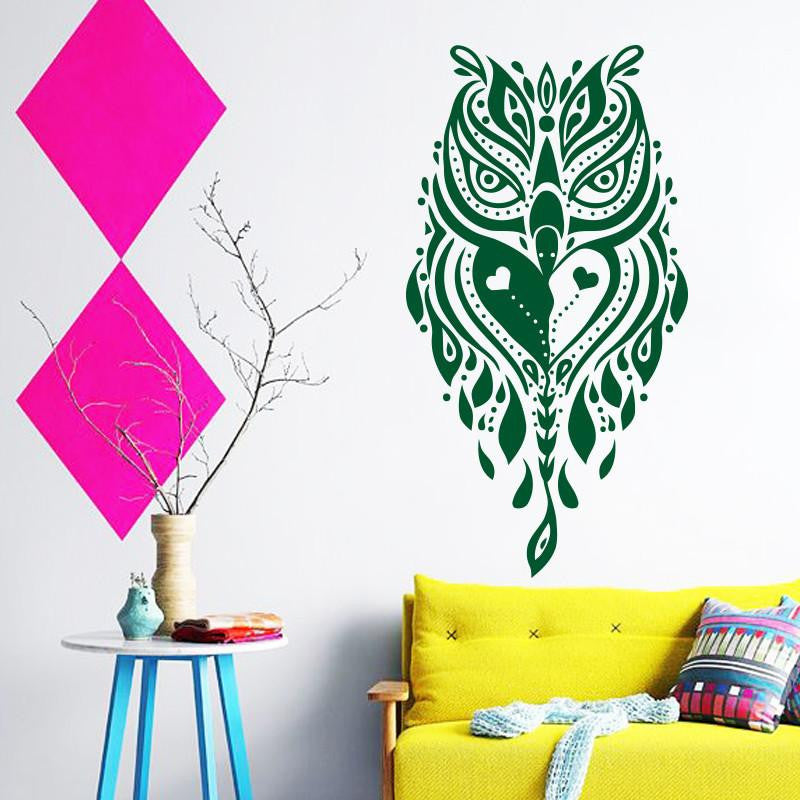 Creative Owl Wall Sticker Removable pvc House Decor In Five Colors - WikiWii