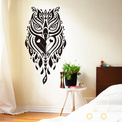 Creative Owl Wall Sticker Removable pvc House Decor In Five Colors - WikiWii