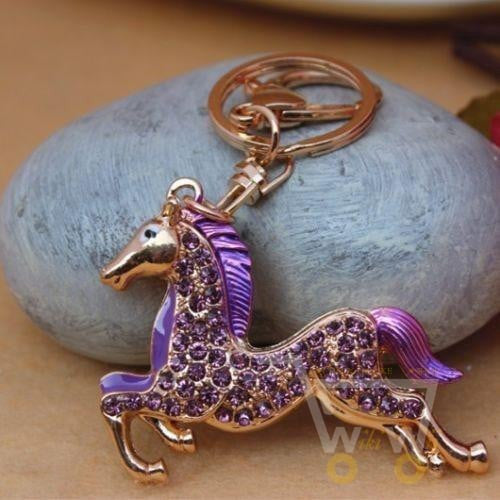 Crystal horse keychain - WikiWii