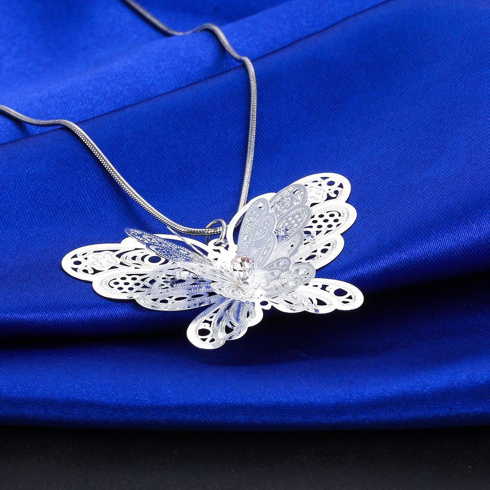 Cute Butterfly Necklace - WikiWii