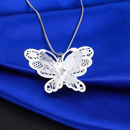 Cute Butterfly Necklace - WikiWii