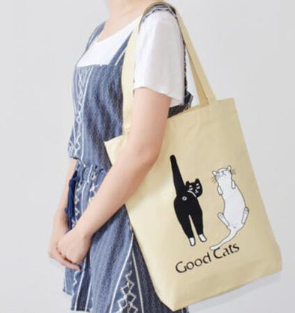 Cute cats shoulder bag,shopping bag - WikiWii