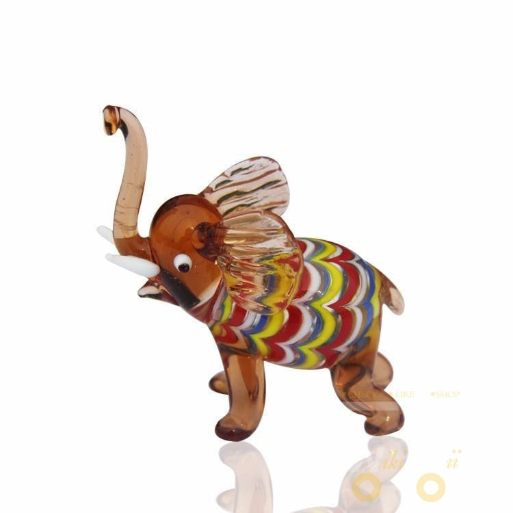 CUTE Elephant Glass Decoration - WikiWii