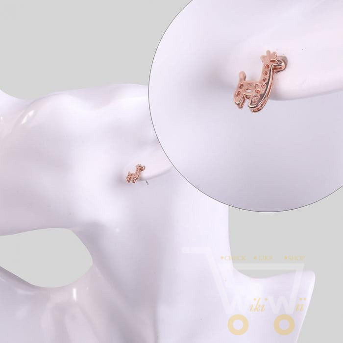 Cute Giraffe Shape Earring - WikiWii