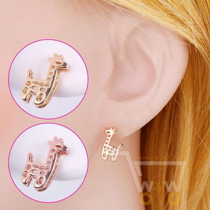 Cute Giraffe Shape Earring - WikiWii