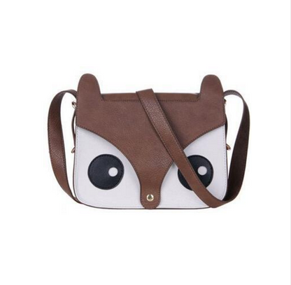 Cute owl bag shoulder - WikiWii