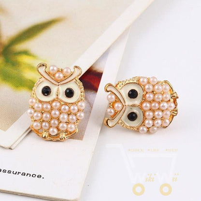 Cute owl earrings jewelry - WikiWii