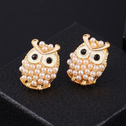 Cute owl earrings jewelry - WikiWii