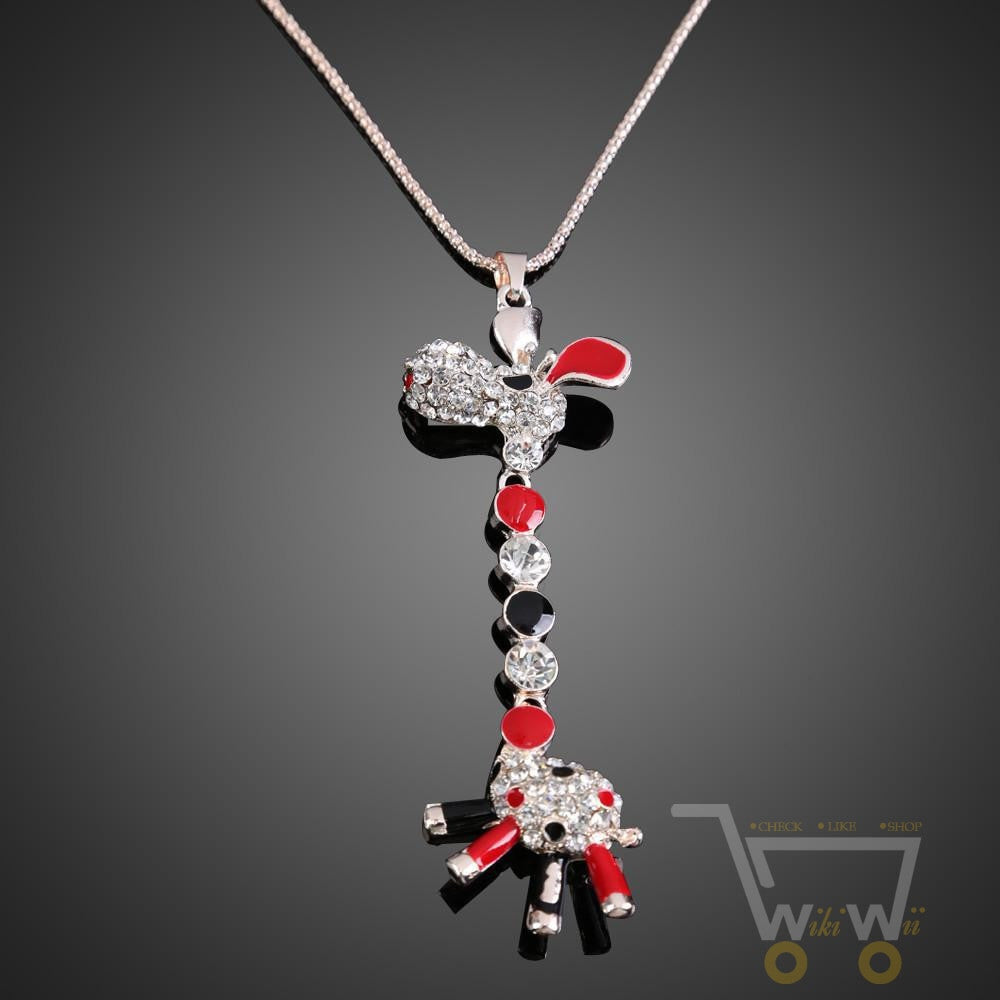 Cute  Style Giraffe Necklace - WikiWii