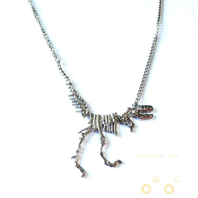 Dinosaur Skeleton Necklace - WikiWii