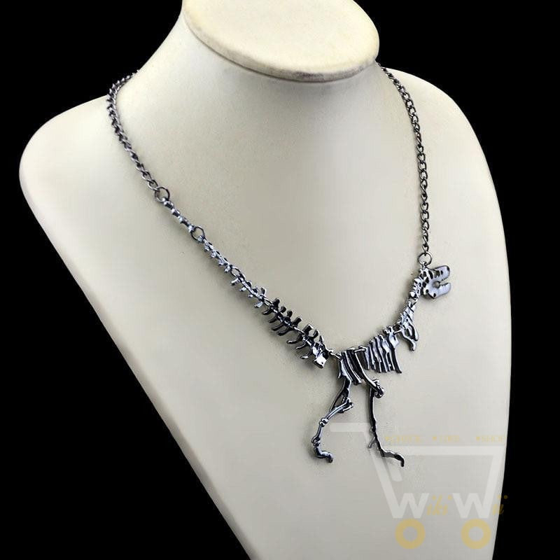 Dinosaur Skeleton Necklace - WikiWii