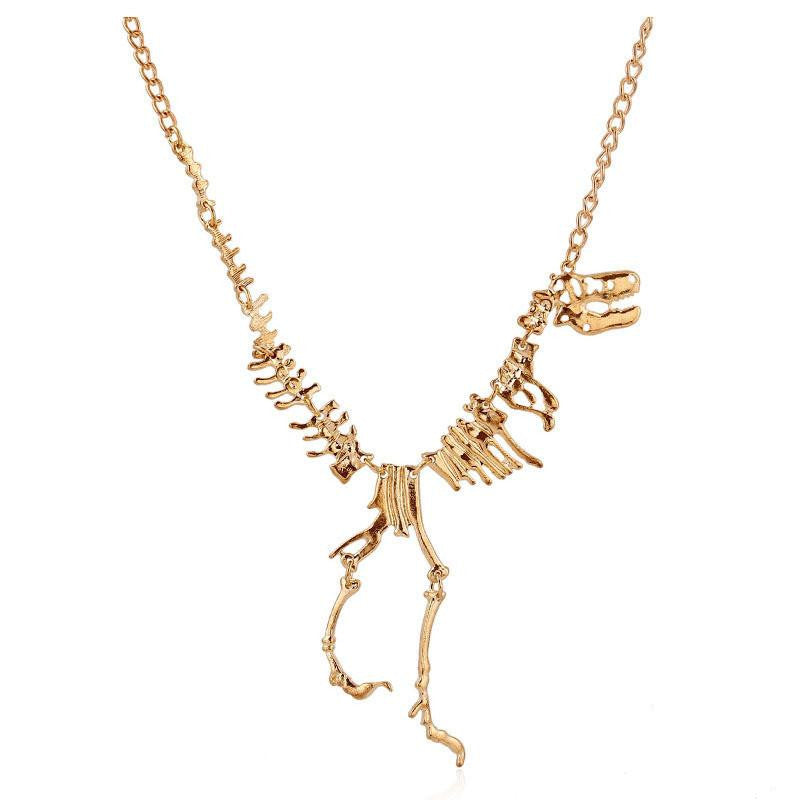 Dinosaur Skeleton Necklace - WikiWii