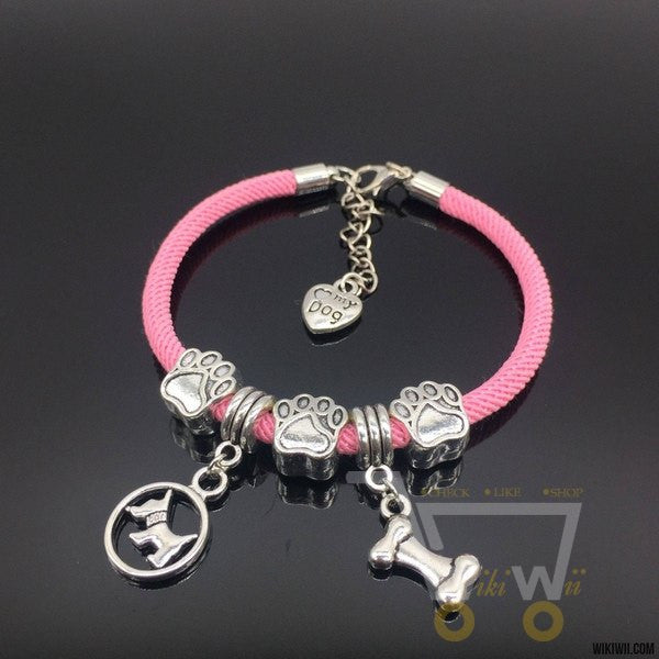 Dog Charm Bracelet - WikiWii