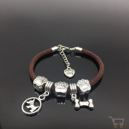 Dog Charm Bracelet - WikiWii