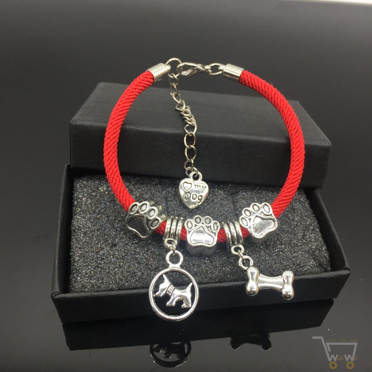 Dog Charm Bracelet - WikiWii