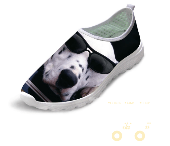 Dog Printed Men's Shoes - WikiWii