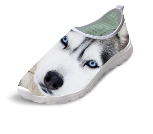 Dog Printed Men's Shoes - WikiWii