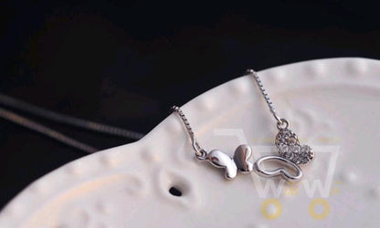 Double Butterfly Necklace - WikiWii