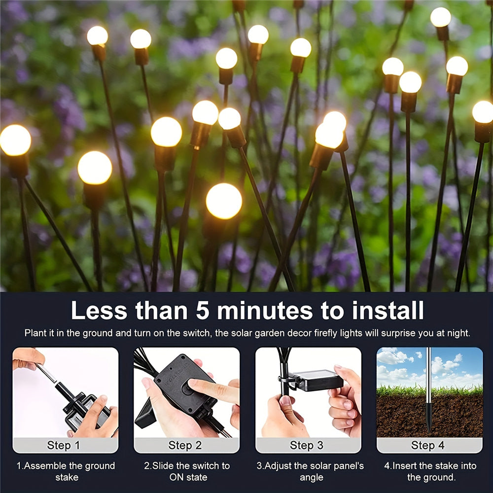 Dancing Firefly Solar Garden Lights