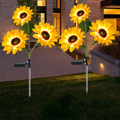 Sunflower Solar Lights