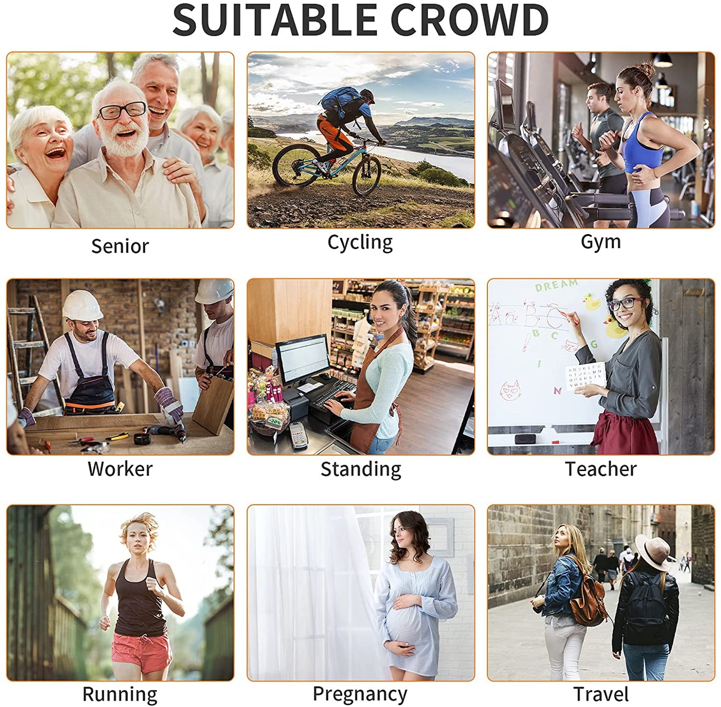 Compression Medical Socks- Prevent Varicose Veins Toeless Support