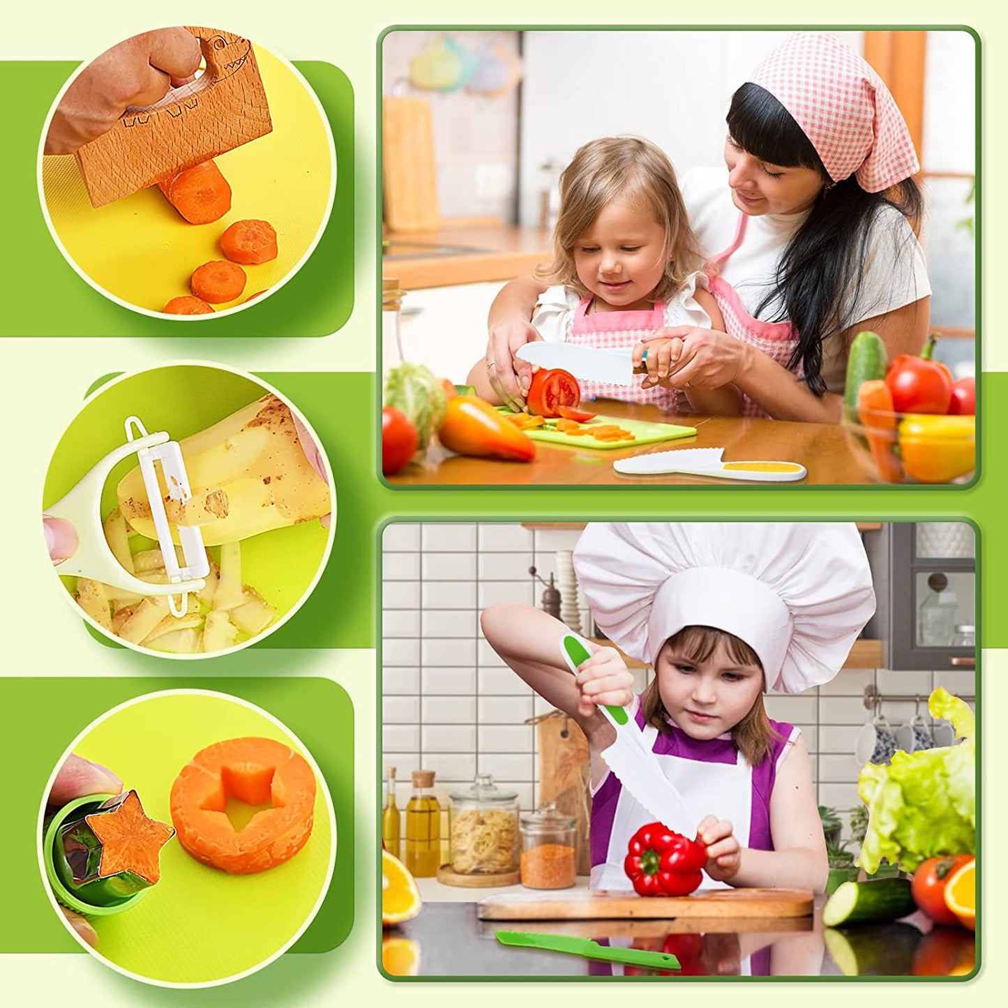 Children safe kitchen set