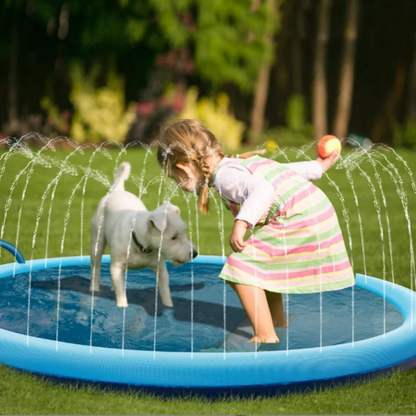 Dog splash water pad