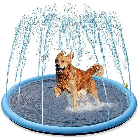 Dog splash water pad
