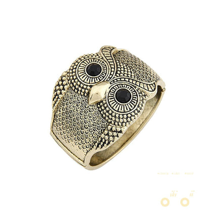 Antique Bronze/Silver Owl Bracelet - WikiWii