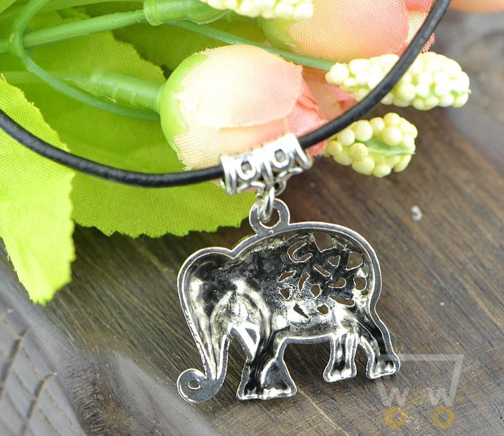 Elephant Silver Plated Necklace - WikiWii