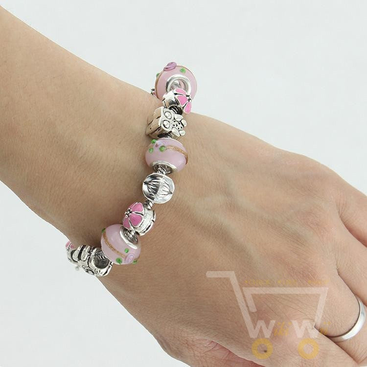 Flower Owl Bracelet - WikiWii