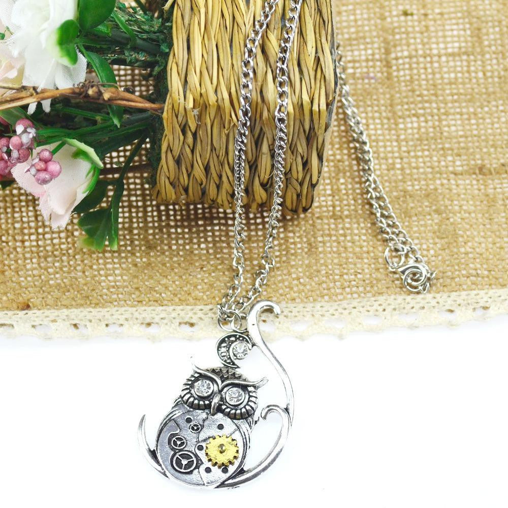 Gear Owl Necklace - WikiWii