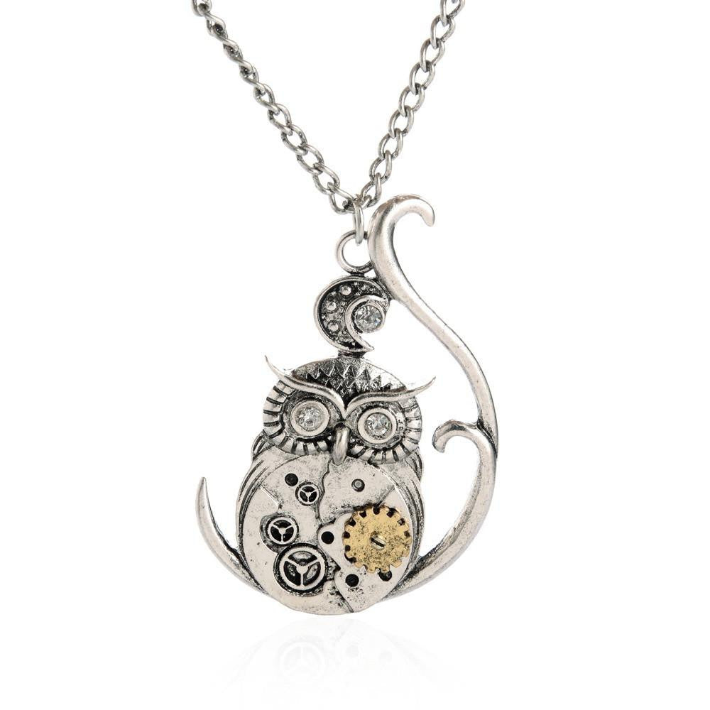 Gear Owl Necklace - WikiWii