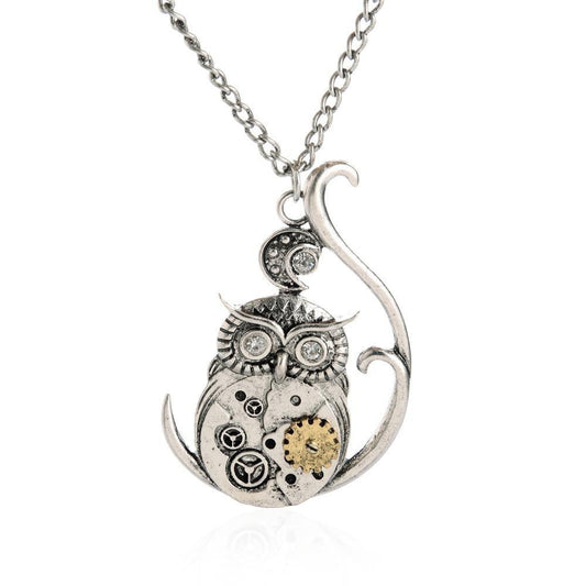 Gear Owl Necklace - WikiWii