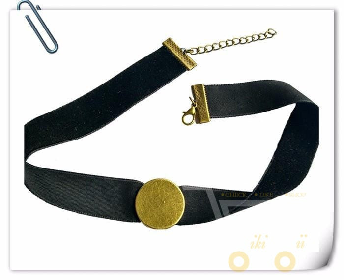 Glass Sea Turtle Black Choker - WikiWii