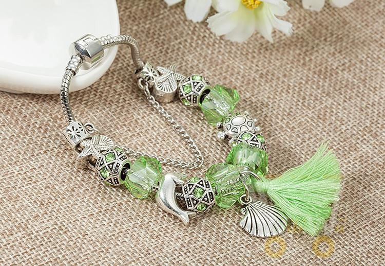 Green Charm Bracelet - WikiWii