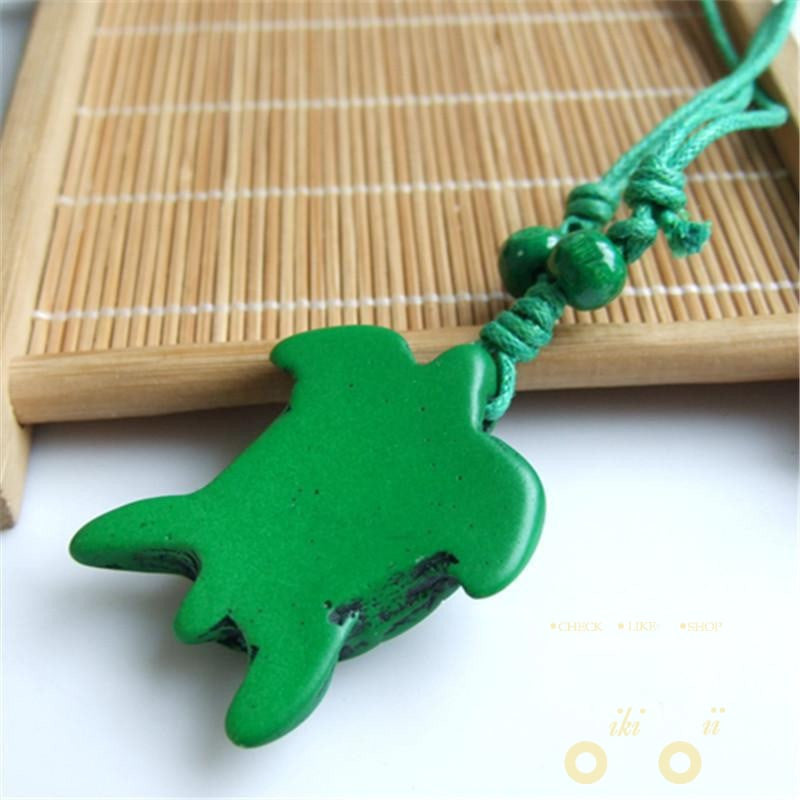 Green Lucky Charm Sea Turtle Neckalce - WikiWii