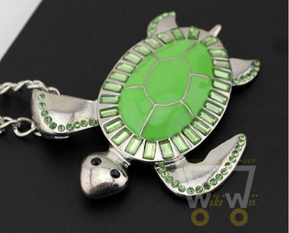 Green Sea Turtles  Long Necklace - WikiWii