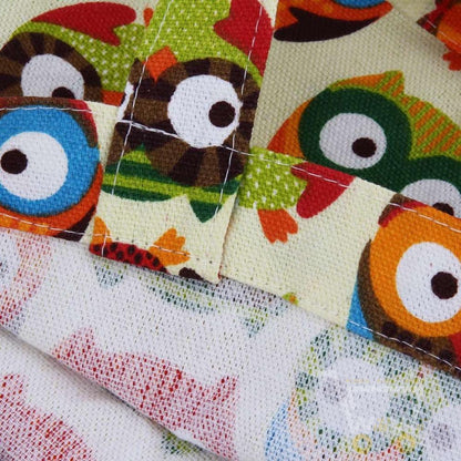 Handbag Owl  Printed Canvas - WikiWii